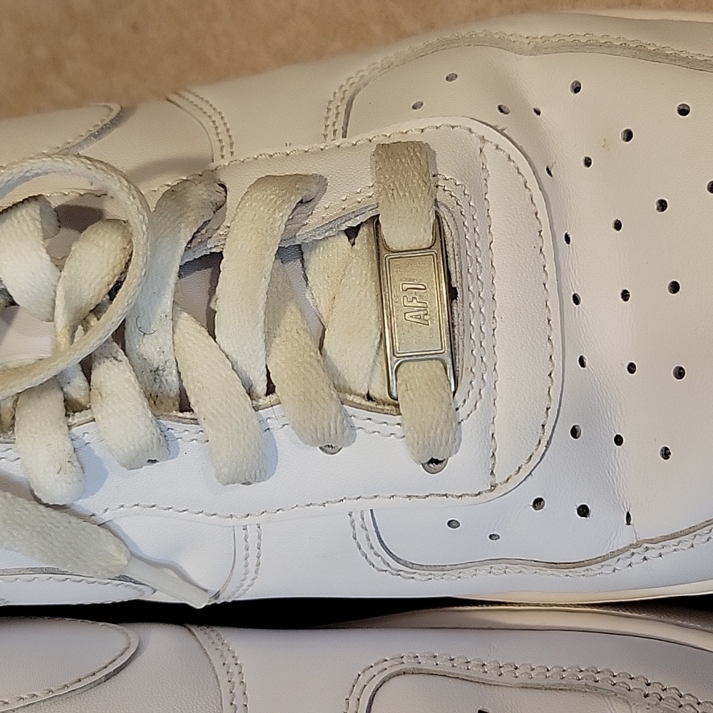 NIKE Air Force 1 Low ‘07 White Men’s Shoes Size 13 - Picture 7 of 9